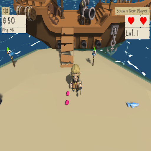 Arcade Pirate RPG Multiplayer Game