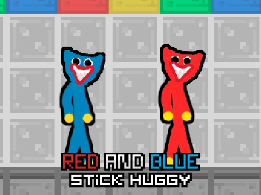 Red and Blue Stick Huggy